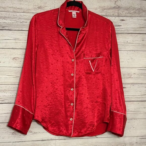 Victoria's Secret Red Matching Sleepwear Set Small - Picture 2 of 7